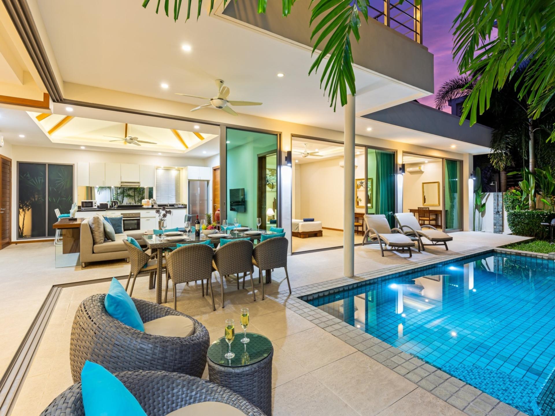 Private Pool villa for rent in Rawai Nai Harn Phuket